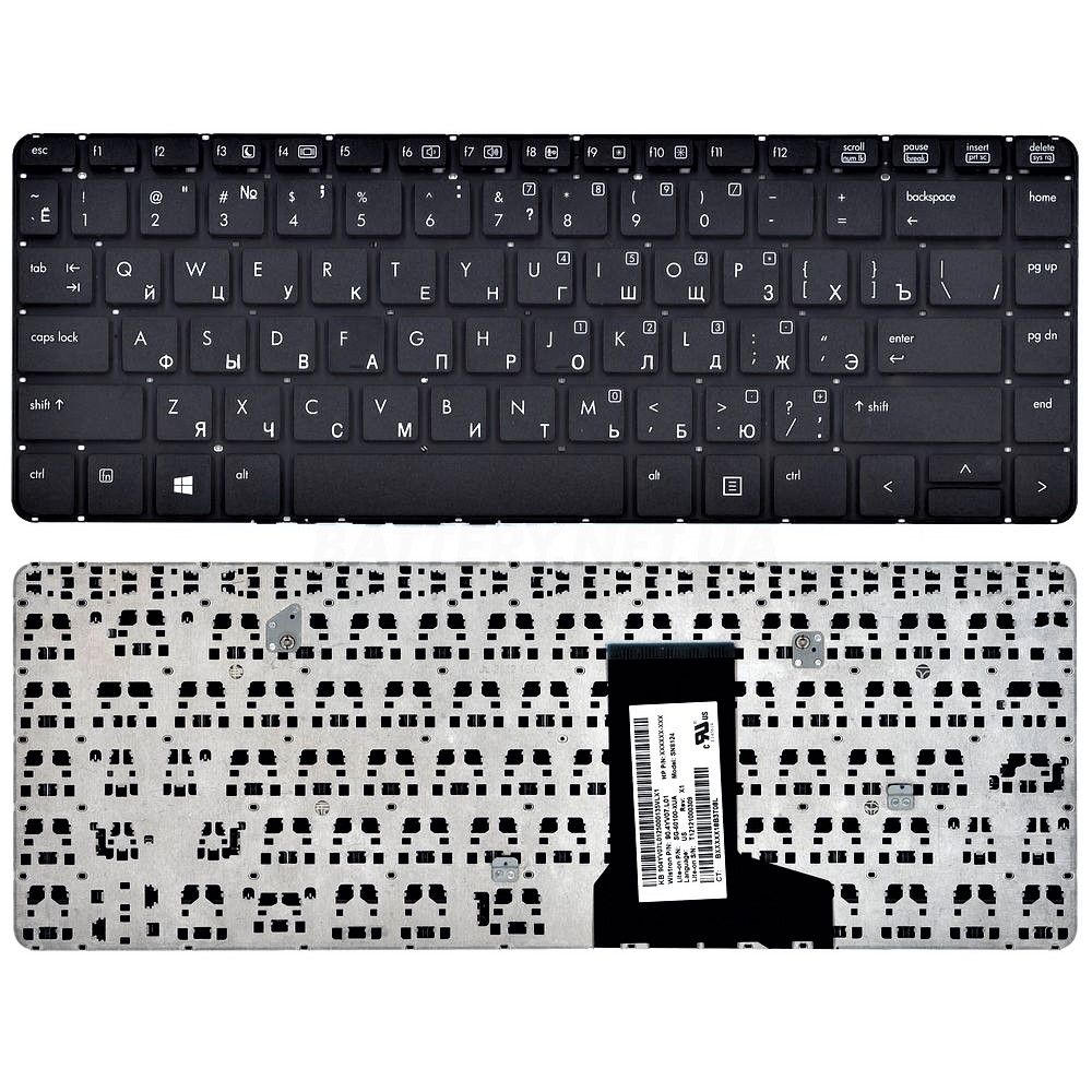 Клавиатура HP ProBook (430 G1) Black, (No Frame) RU
