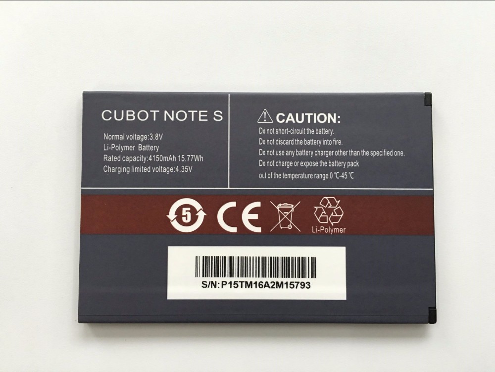 Аккумулятор для для телефона Cubot Note S